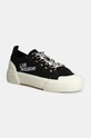 Love Moschino tenisówki tekstylny czarny JA15022G1LIYG000