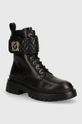 Kožené workery Love Moschino usňová koža čierna JA24175G1LIA0000