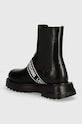 Încălțăminte Love Moschino ghete chelsea de piele JA24104G1LIA0000 negru