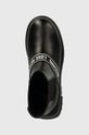 Love Moschino ghete chelsea de piele negru JA24104G1LIA0000