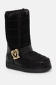 Čizme za snijeg Love Moschino imitacija zrnate kože crna JA24052G1LISB00B
