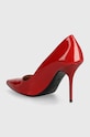 Obuwie Love Moschino szpilki JA10089G1LIH0504 czerwony