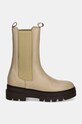 Шкіряні черевики Tommy Hilfiger MONOCHROMATIC CHELSEA BOOT FW0FW06730 бежевий AW24