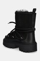 Obuwie Tommy Hilfiger śniegowce REAL SHEARLING LACE-UP SNOWBOOT FW0FW08085 czarny