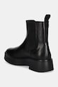 Obuv Kožené topánky chelsea Tommy Hilfiger MINIMAL LEATHER CHELSEA LOGOTAPE FW0FW08095 čierna