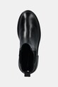 Tommy Hilfiger sztyblety skórzane MINIMAL LEATHER CHELSEA LOGOTAPE czarny FW0FW08095