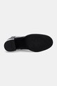 Kožené členkové topánky Tommy Hilfiger ANKLE BOOT MID WRAPPED LTHR HEEL FW0FW08098 čierna