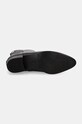 Шкіряні черевики Tommy Hilfiger LOW COWBOY FLAT LEATHER FW0FW08103 чорний