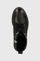 Tommy Hilfiger botki skórzane BICOLOR LEATHER LACE-UP czarny FW0FW08160