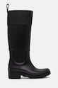 Tommy Hilfiger cizme RUBBER LONG BOOT MONOGRAM negru FW0FW08161