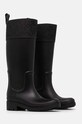 Гумові чоботи Tommy Hilfiger RUBBER LONG BOOT MONOGRAM FW0FW08161 чорний AW24
