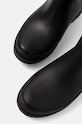Tommy Hilfiger cizme RUBBER LONG BOOT MONOGRAM negru FW0FW08161