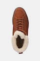 Замшевые ботинки Tommy Hilfiger FAUX FUR NUBUCK LOW LACE-UP коричневый FW0FW08172