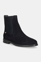Черевики з нубуку Tommy Hilfiger FLAG SUEDE LOW CHELSEA віденський темно-синій FW0FW08176