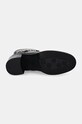 Шкіряні черевики Tommy Hilfiger TH CHAIN LEATHER MID HEEL BOOTIE FW0FW08183 чорний