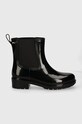 Резиновые сапоги Tommy Hilfiger FLAG RAINBOOT FW0FW08213 чёрный AW24