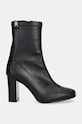 Tommy Hilfiger botki PARTY LEATHER SOCK HEEL BOOTIE FW0FW08250 czarny NC24