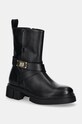 Шкіряні черевики Tommy Hilfiger BIKER LEATHER без утеплення чорний FW0FW08313