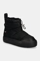 Зимові чоботи Tommy Hilfiger FLAG NYLON MINI SNOWBOOT лицьова шкіра чорний FW0FW08334