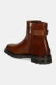 Взуття Шкіряні черевики Tommy Hilfiger TH LOGO LEATHER MIX CHELSEA FW0FW08336 коричневий