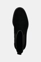 Замшевые ботинки Tommy Hilfiger FLAG MID HEEL SUEDE CHELSEA чёрный FW0FW08429