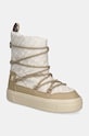 Tommy Hilfiger śniegowce LACE-UP MONOGRAM SNOWBOOT syntetyczny beżowy FW0FW08430