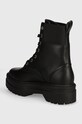 Obuv Členkové topánky Tommy Hilfiger LEATHER ELASTIC RIB LACEUP FW0FW08440 čierna