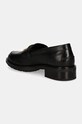 Obuwie Tommy Hilfiger mokasyny skórzane TH LOGO LEATHER LOAFER FW0FW08257 czarny
