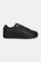 Kožené sneakers boty Tommy Hilfiger ESSENTIAL VULC SNEAKER MONOGRAM FW0FW07945 černá AW24