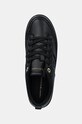 Kožené sneakers boty Tommy Hilfiger ESSENTIAL VULC SNEAKER MONOGRAM černá FW0FW07945