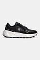 Δερμάτινα sneakers Tommy Hilfiger CHUNKY FASHION RUNNER FW0FW08129 μαύρο NC24