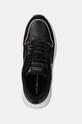 Δερμάτινα sneakers Tommy Hilfiger CHUNKY FASHION RUNNER μαύρο FW0FW08129