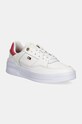 Kožené sneakers boty Tommy Hilfiger ESSENTIAL BASKET SNEAKER potažená kůže béžová FW0FW08261