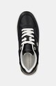 Kožené sneakers boty Tommy Hilfiger ESSENTIAL BASKET SNEAKER černá FW0FW08261