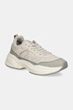 Tenisice Tommy Hilfiger CHUNKY DRESSY RUNNER imitacija zrnate kože siva FW0FW08346