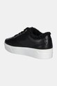 Взуття Шкіряні кросівки Tommy Hilfiger ESSENTIAL PLATFORM SNEAKER FUR FW0FW08349 чорний