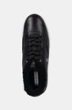 Шкіряні кросівки Tommy Hilfiger ESSENTIAL PLATFORM SNEAKER FUR чорний FW0FW08349