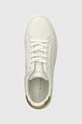 Шкіряні кросівки Tommy Hilfiger ESSENTIAL COURT SNEAKER METALLIC білий FW0FW08350