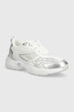 Calvin Klein Jeans sneakers RETRO TENNIS LOW LACE MH ML MTL textil alb YW0YW01463