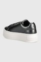 Încălțăminte Calvin Klein Jeans sneakers BOLD PLATF LOW LACE LTH ML MTL YW0YW01464 negru