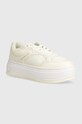 Кроссовки Calvin Klein Jeans BOLD PLATF LOW LACE MIX IN MTL синтетический бежевый YW0YW01471