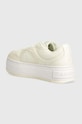 Взуття Кросівки Calvin Klein Jeans BOLD PLATF LOW LACE MIX IN MTL YW0YW01471 бежевий