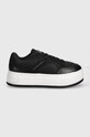 Кросівки Calvin Klein Jeans BOLD PLATF LOW LACE MIX IN MTL YW0YW01471 чорний AW24