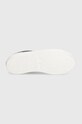 Calvin Klein Jeans sneakersy skórzane VULC FLATFORM LACEUP LTH YW0YW01474 czarny