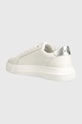 Obuwie Calvin Klein Jeans sneakersy skórzane CHUNKY CUPSOLE LACEUP LTH ML MTL YW0YW01476 biały