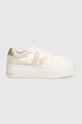 Кроссовки Calvin Klein Jeans BOLD PLATF LOW LACE MIX NBS MTR YW0YW01482 бежевый AW24