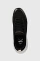 Tenisky Calvin Klein Jeans EVA RUNNER LOW SOCK KT IN MTR čierna YW0YW01484
