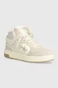 beżowy Calvin Klein Jeans sneakersy BASKET CUPSOLE HIGH MIX ML MTR Damski