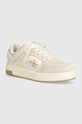 Sneakers boty Calvin Klein Jeans BASKET CUPSOLE LOW MIX ML MTR přírodní kůže béžová YW0YW01490