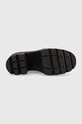 Calvin Klein Jeans pantofi de piele CHUNKY HEELED LOAFER MG MTR YW0YW01494 negru